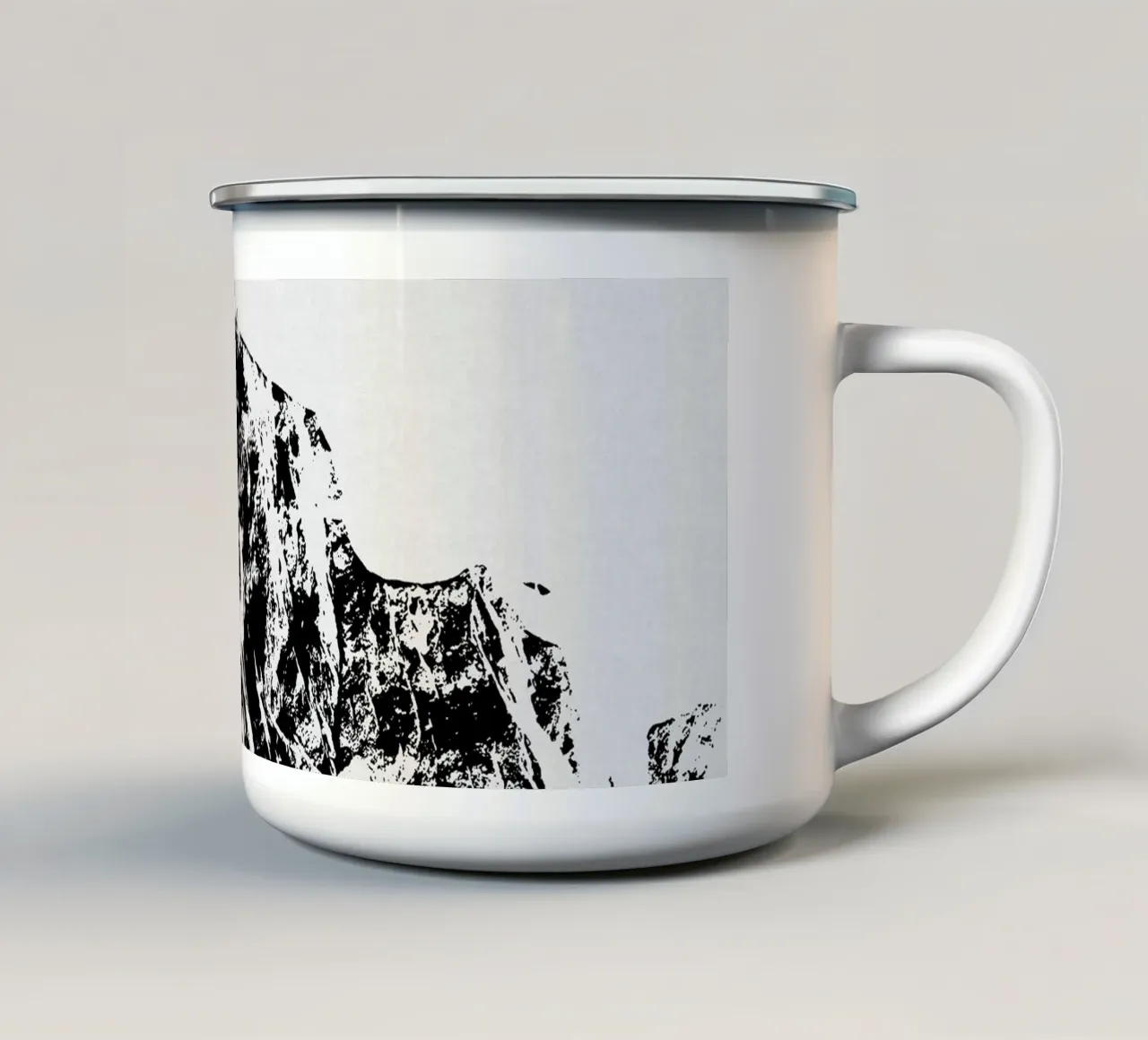 Montagne II tazza in smalto da Orara Studio