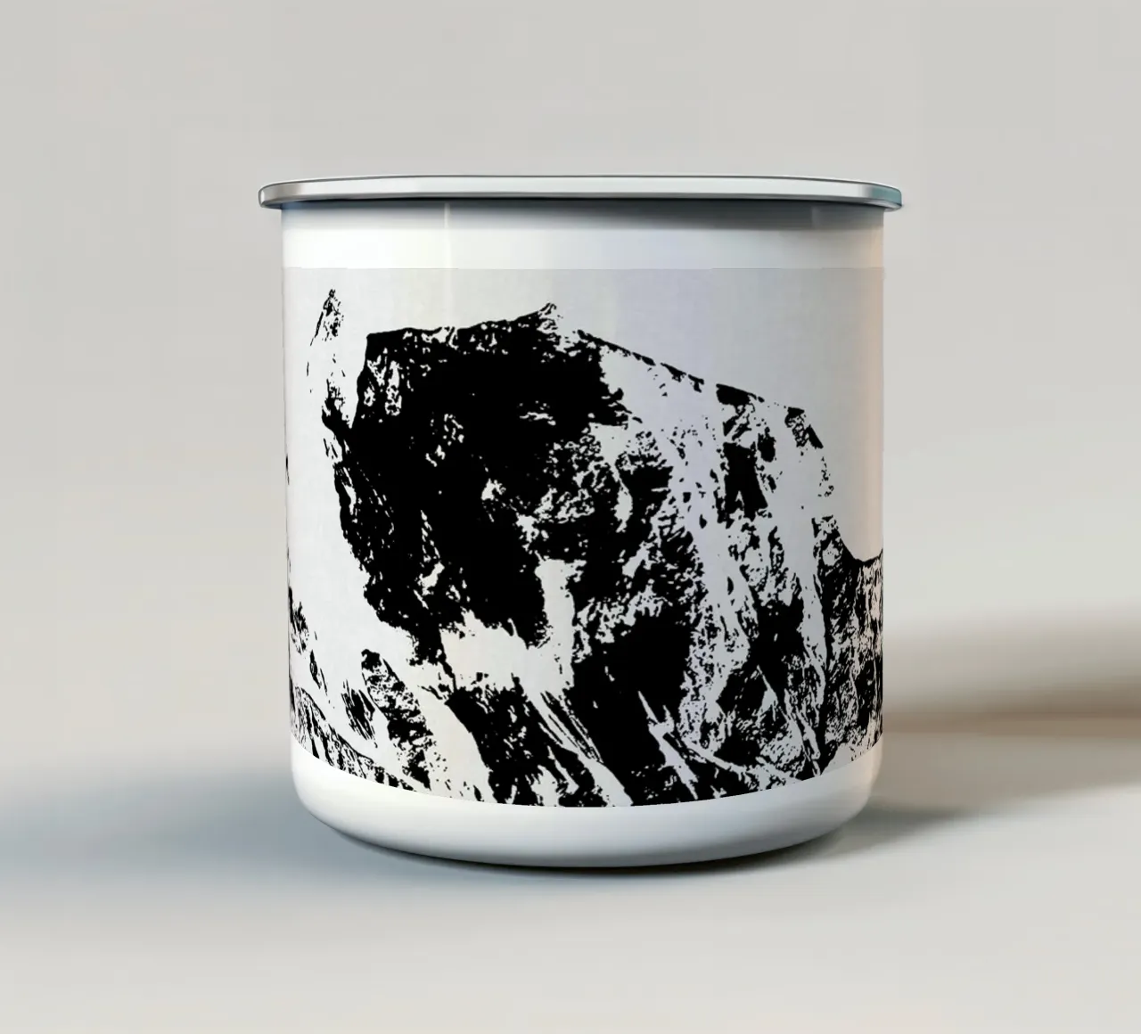 Montagne II tazza in smalto da Orara Studio