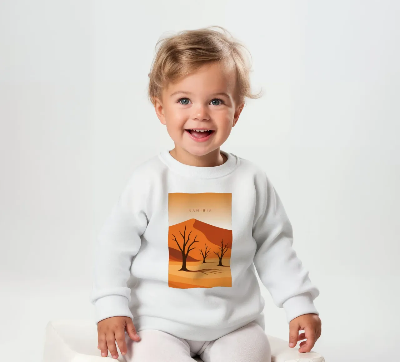 Namibia baby sweatshirt van minimalist designs