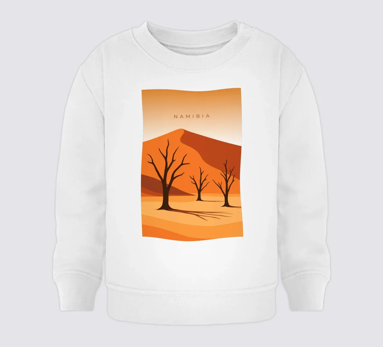 Namibia baby sweatshirt van minimalist designs