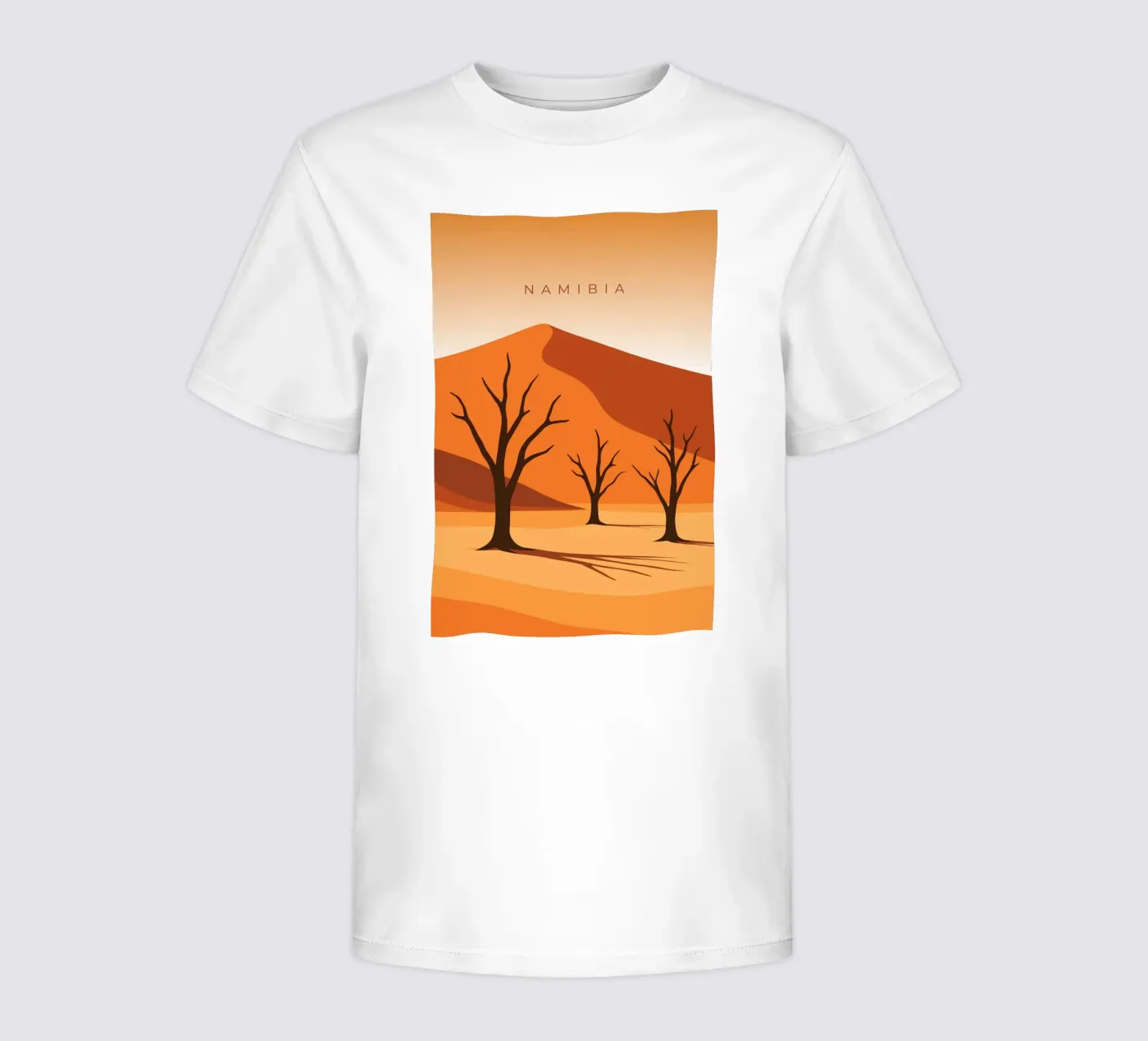 Namibia t-shirt bambini da minimalist designs