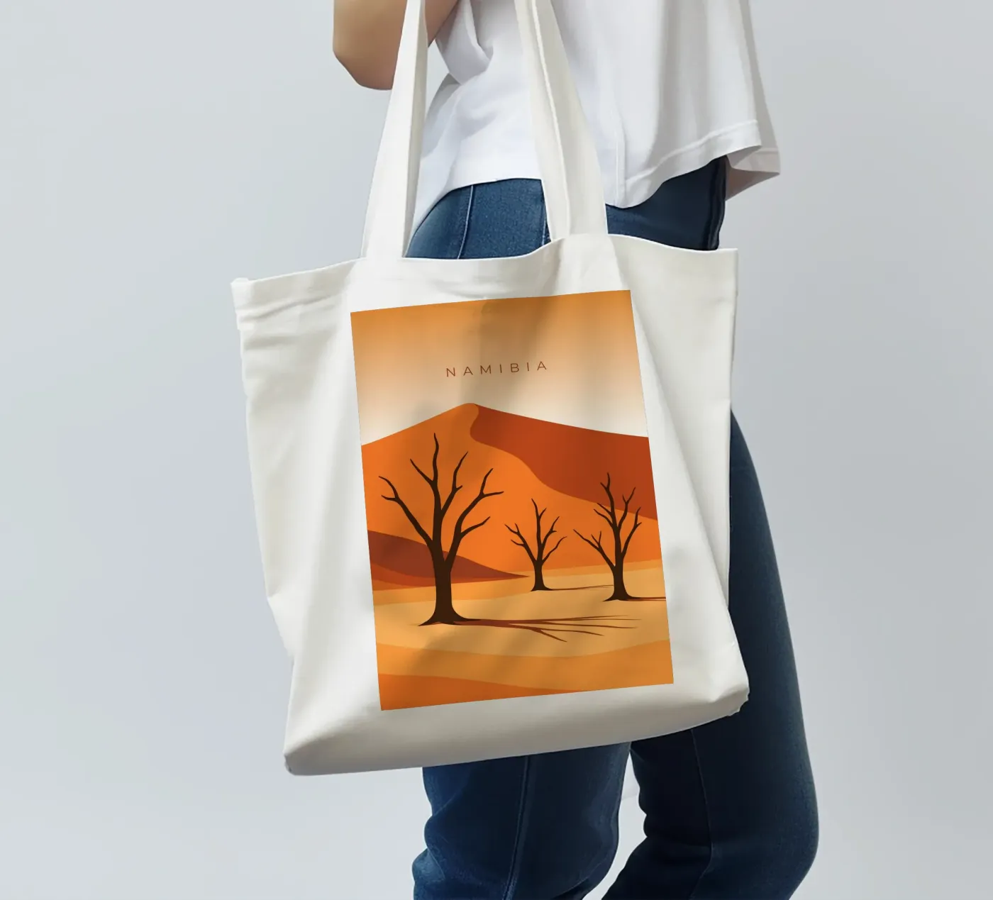 Namibia tote bag de minimalist designs