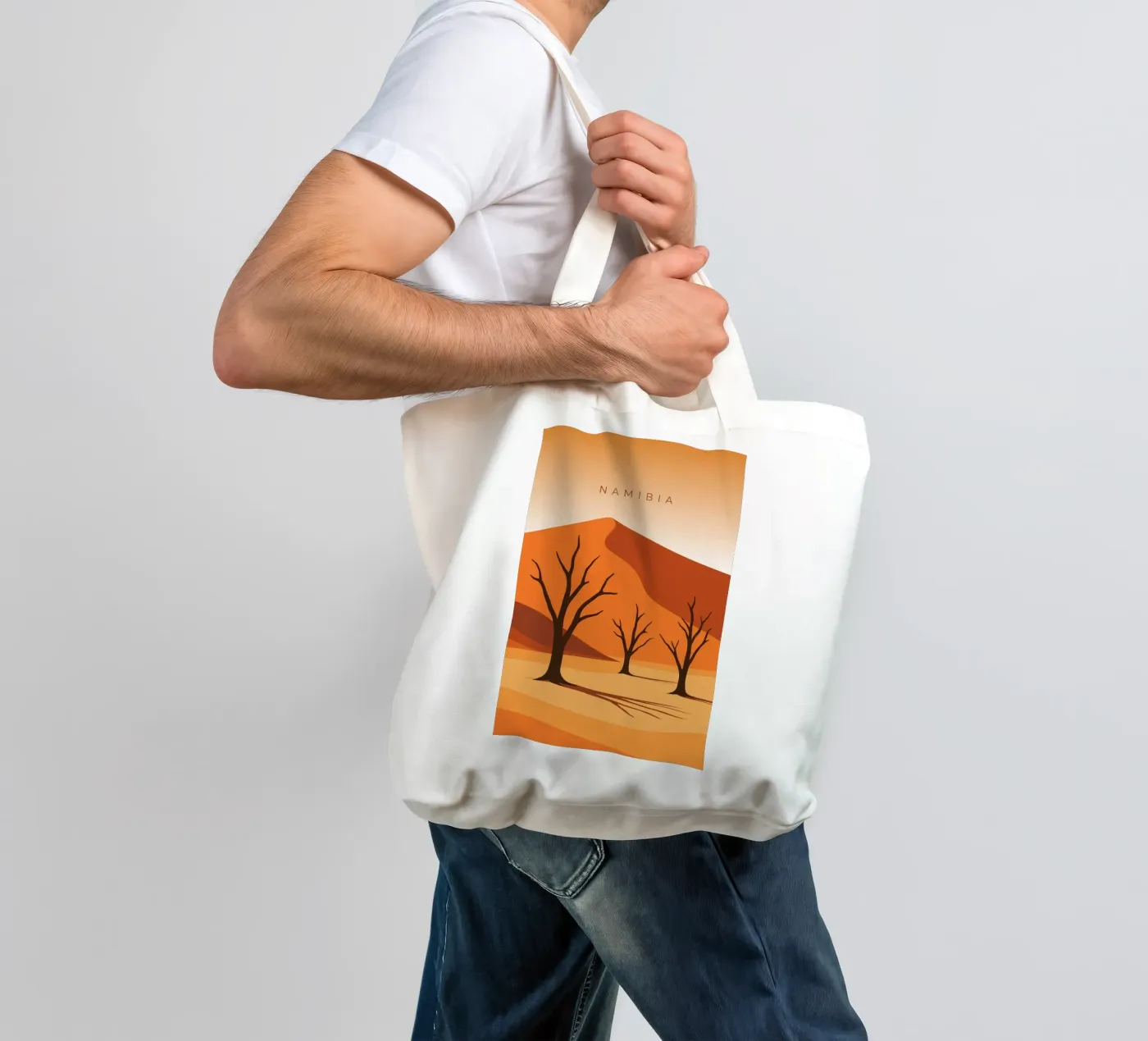 Namibia tote bag de minimalist designs