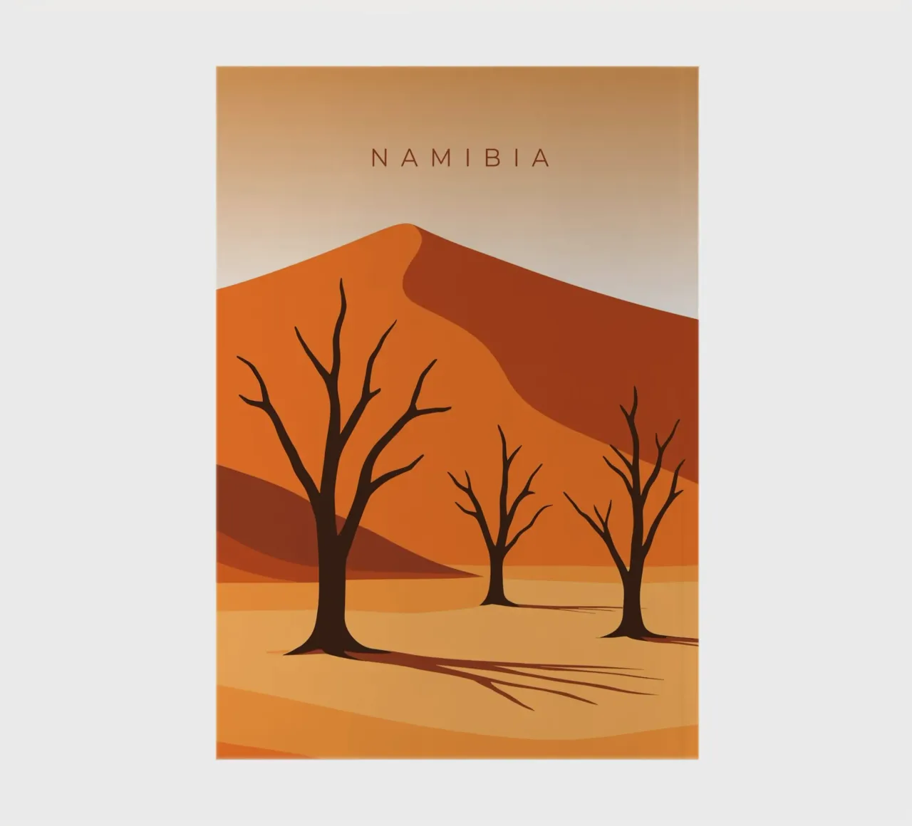 Namibia notebook by minimalist designs