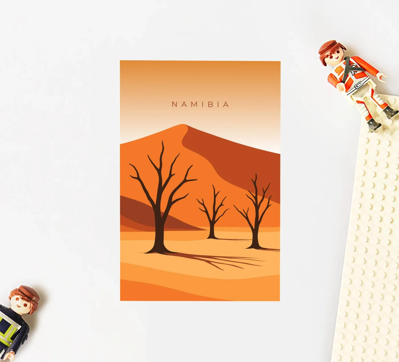 Namibia autocollant de minimalist designs