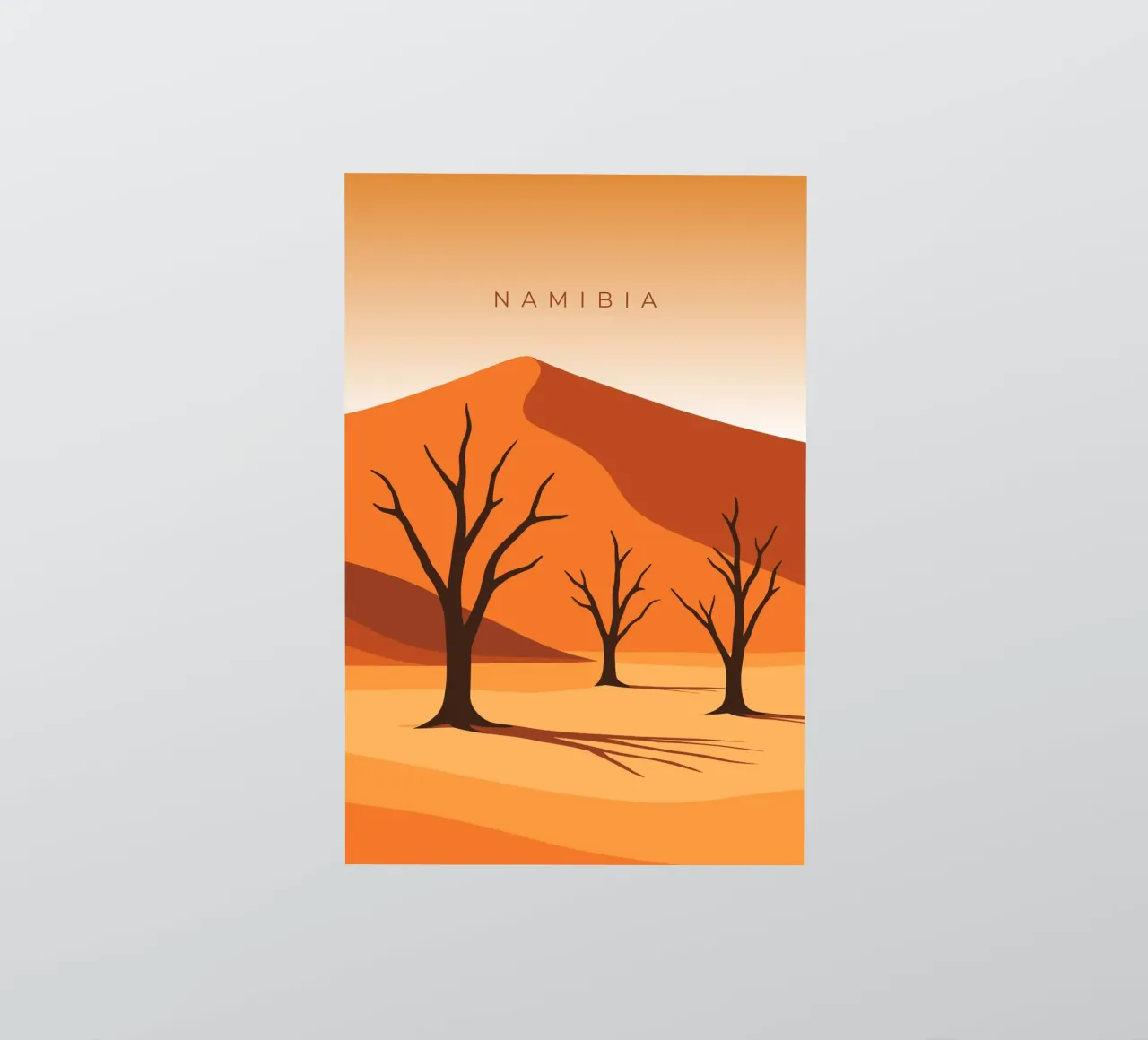 Namibia sticker by minimalist designs