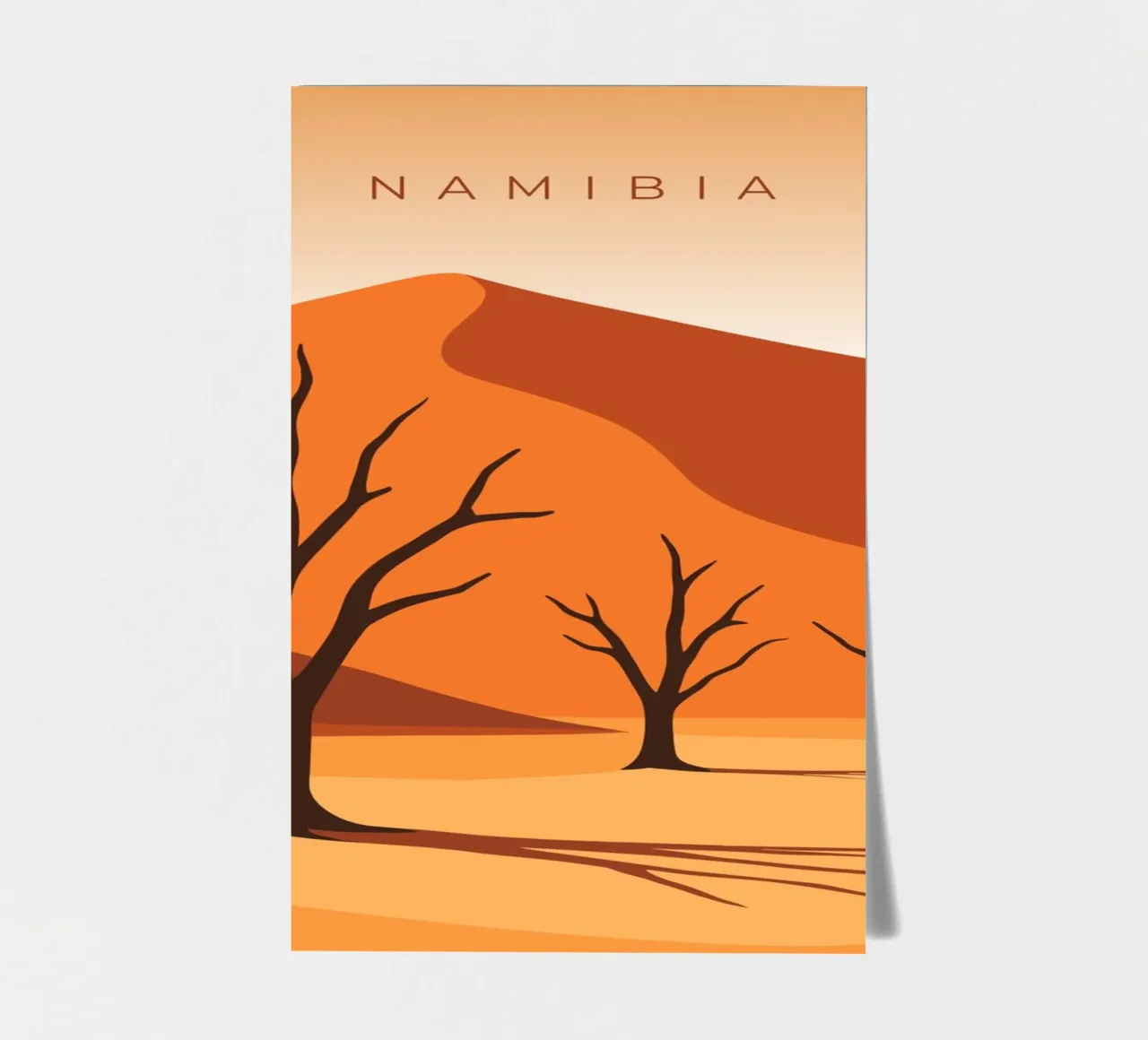 Namibia sticker sheet by minimalist designs