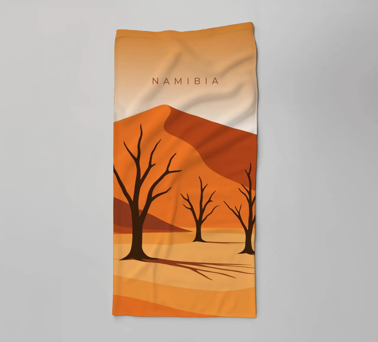 Namibia towel by minimalist designs