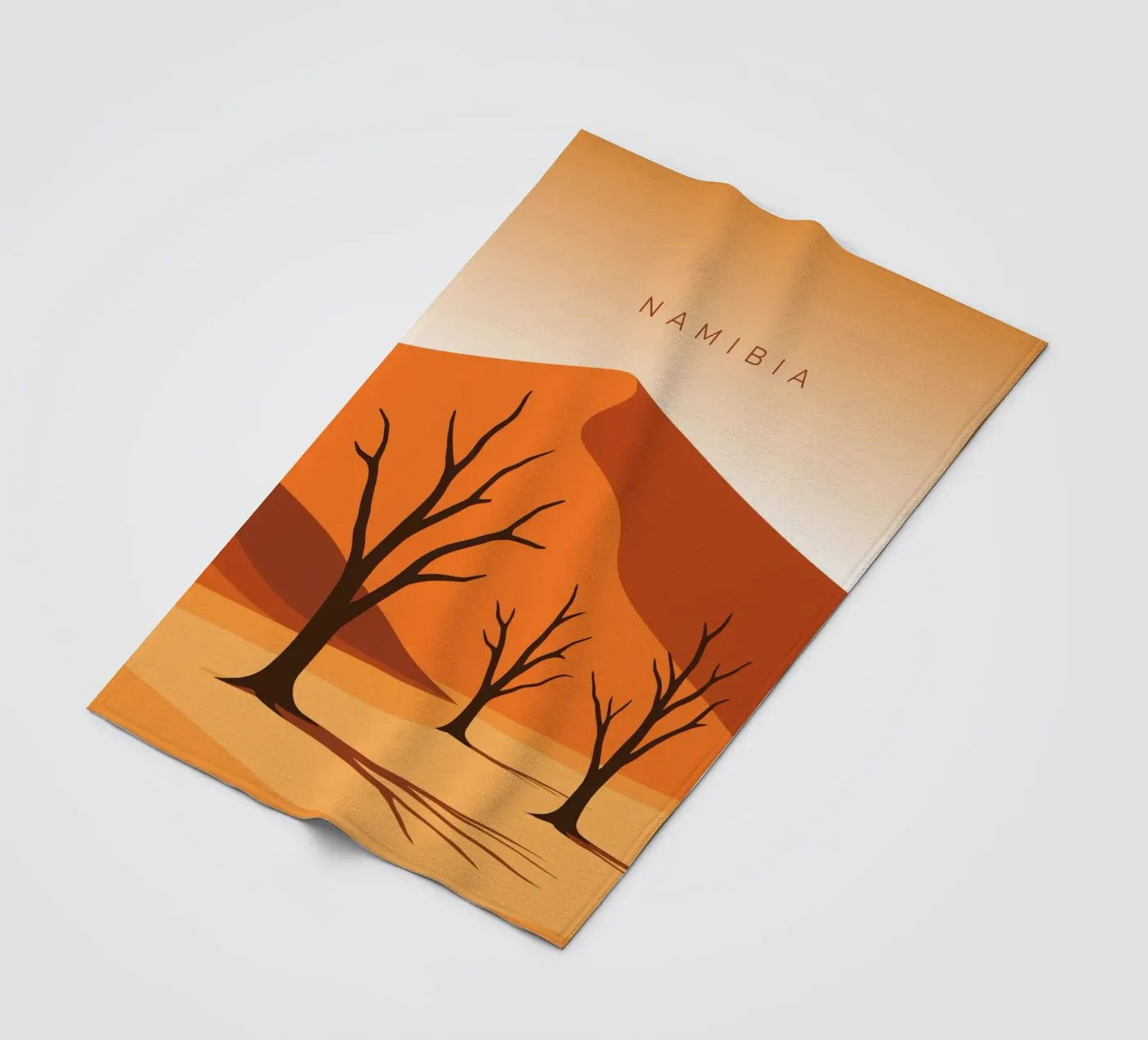 Namibia coperta in pile da minimalist designs