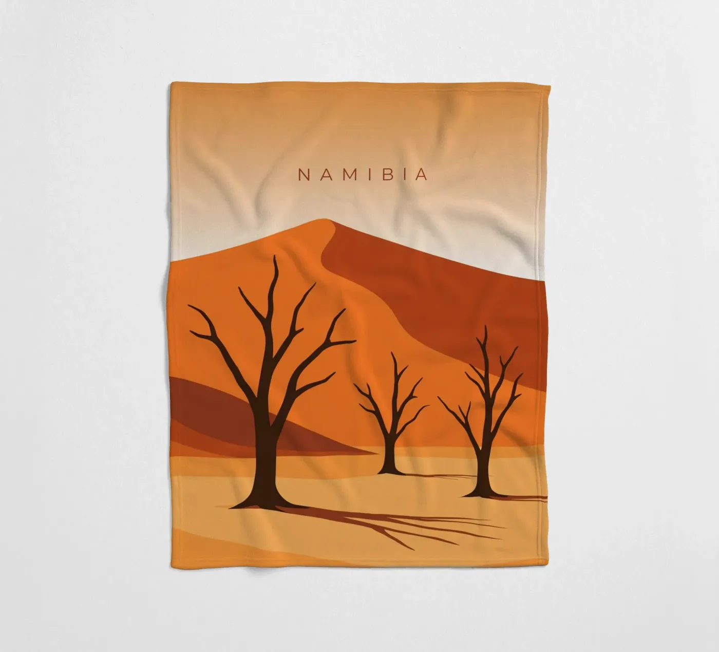 Namibia coperta in pile da minimalist designs