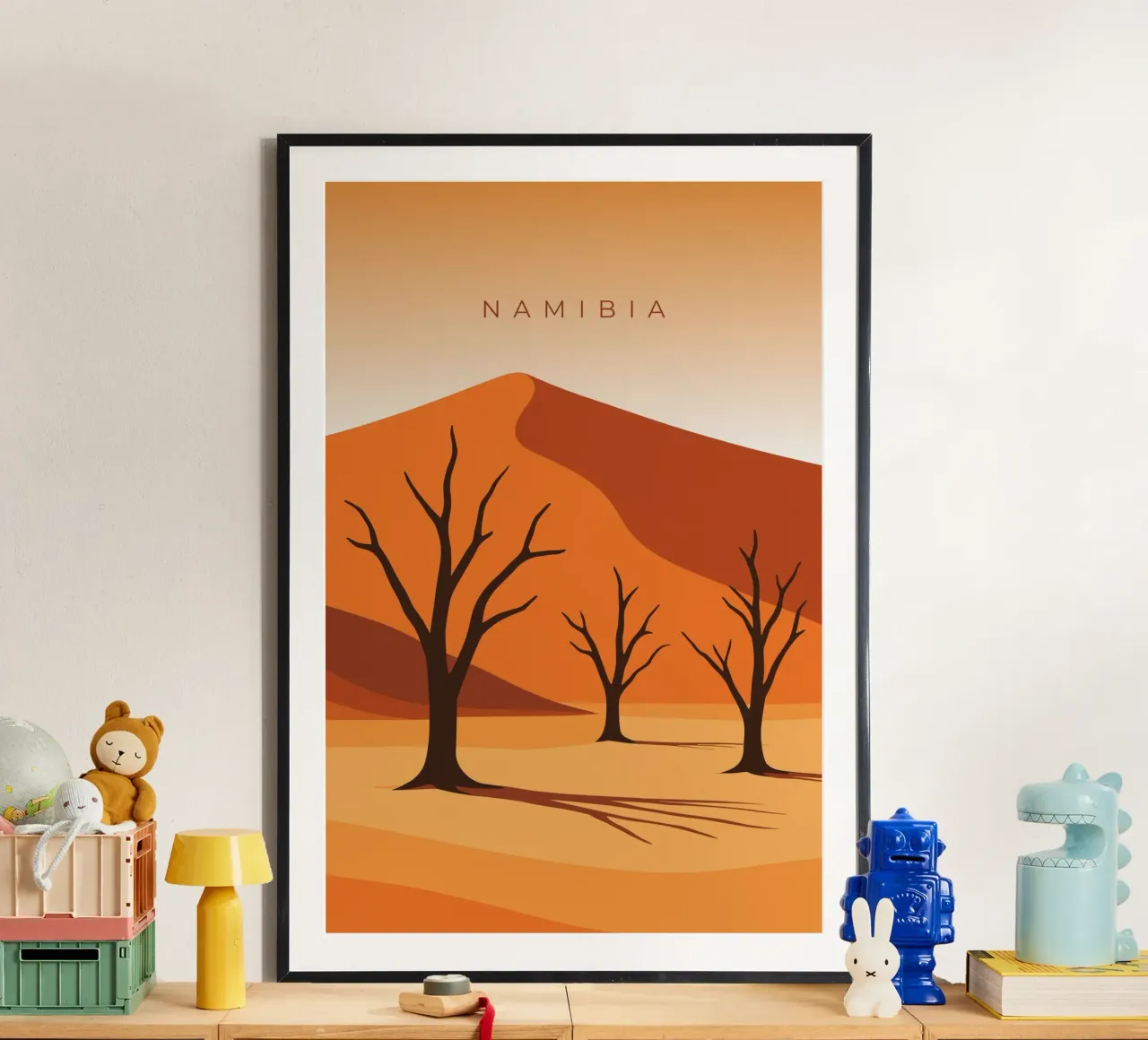 Namibia poster da minimalist designs