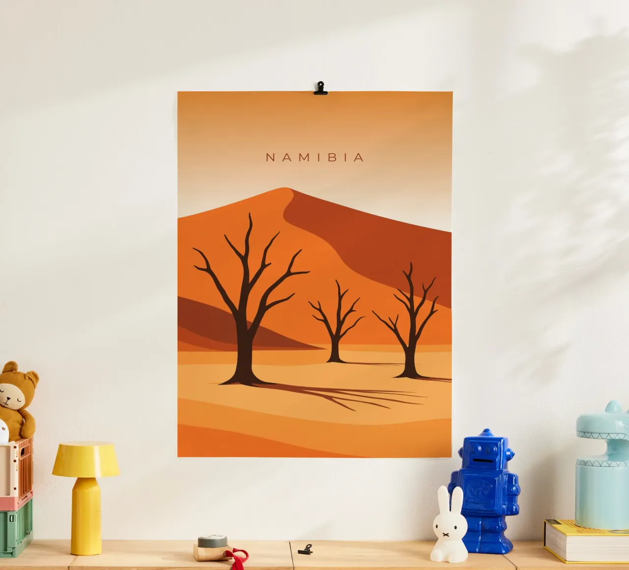 Namibia poster da minimalist designs