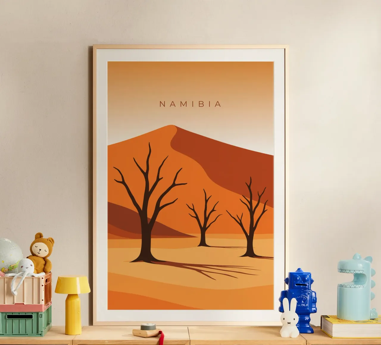 Namibia poster da minimalist designs