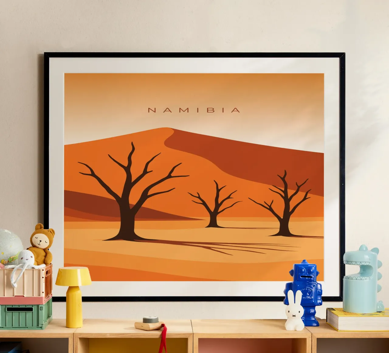 Namibia poster da minimalist designs