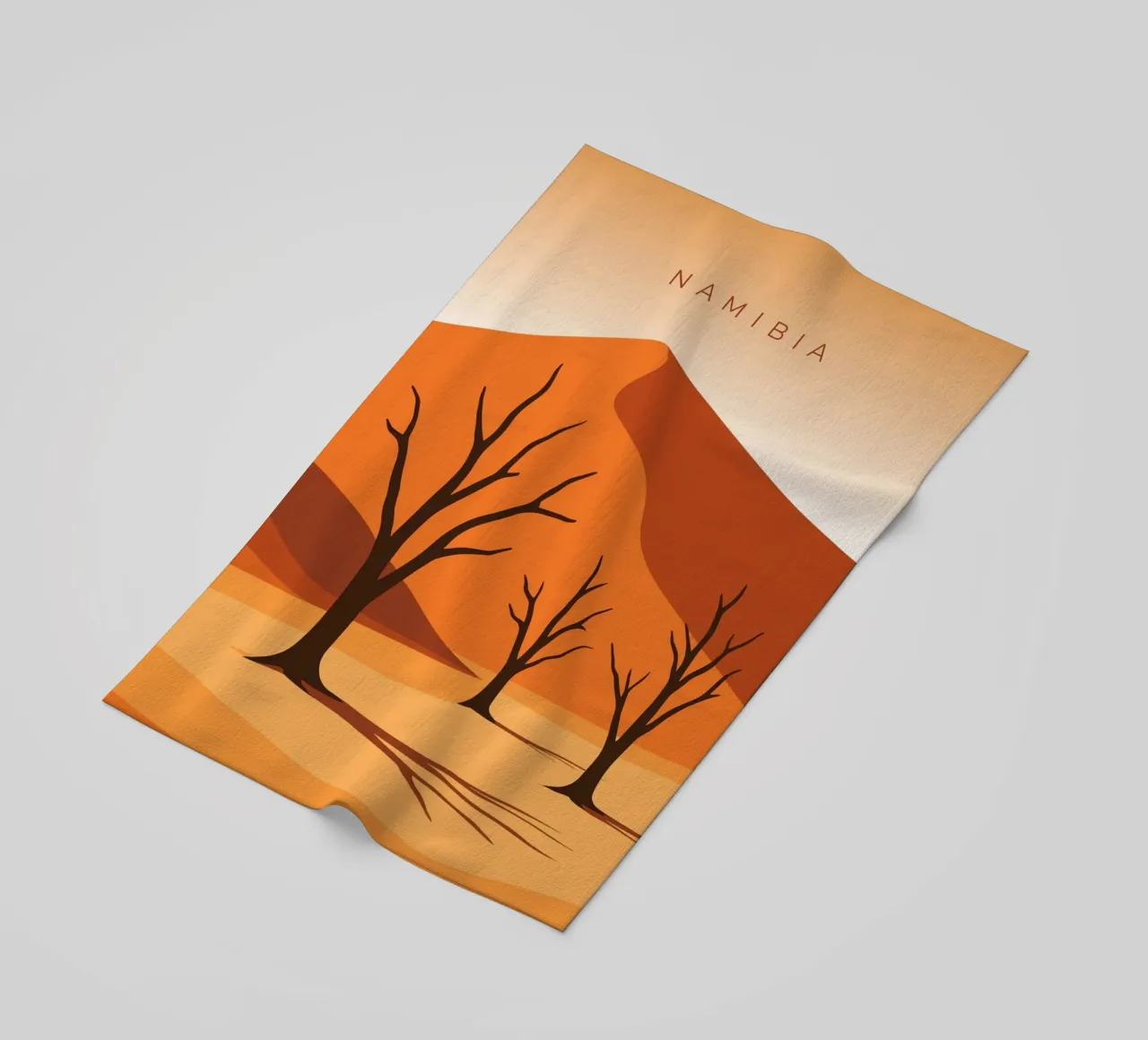 Namibia Strandtuch von minimalist designs