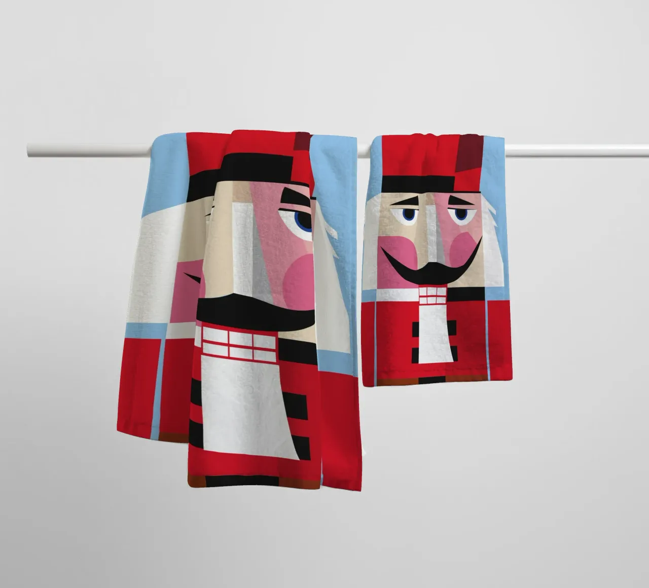 Nutcracker No. 1 – Der Stolze Wächter asciugamano da bagno da DARIA IVANOVNA