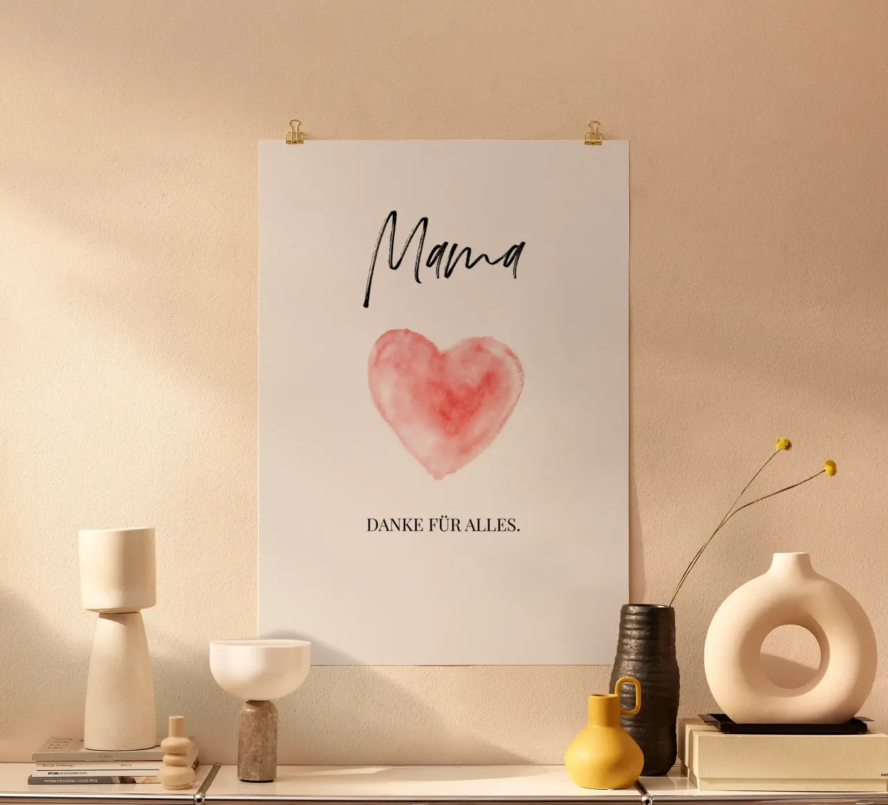 Mama - Danke poster da artbox44