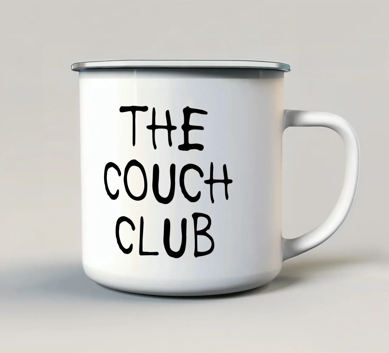 The Couch Club tazza in smalto da artbox44