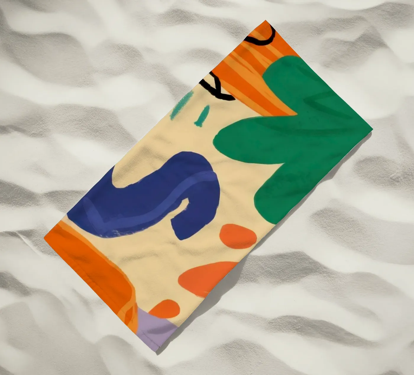Playful Abstract Scribbles telo mare da Solace Light