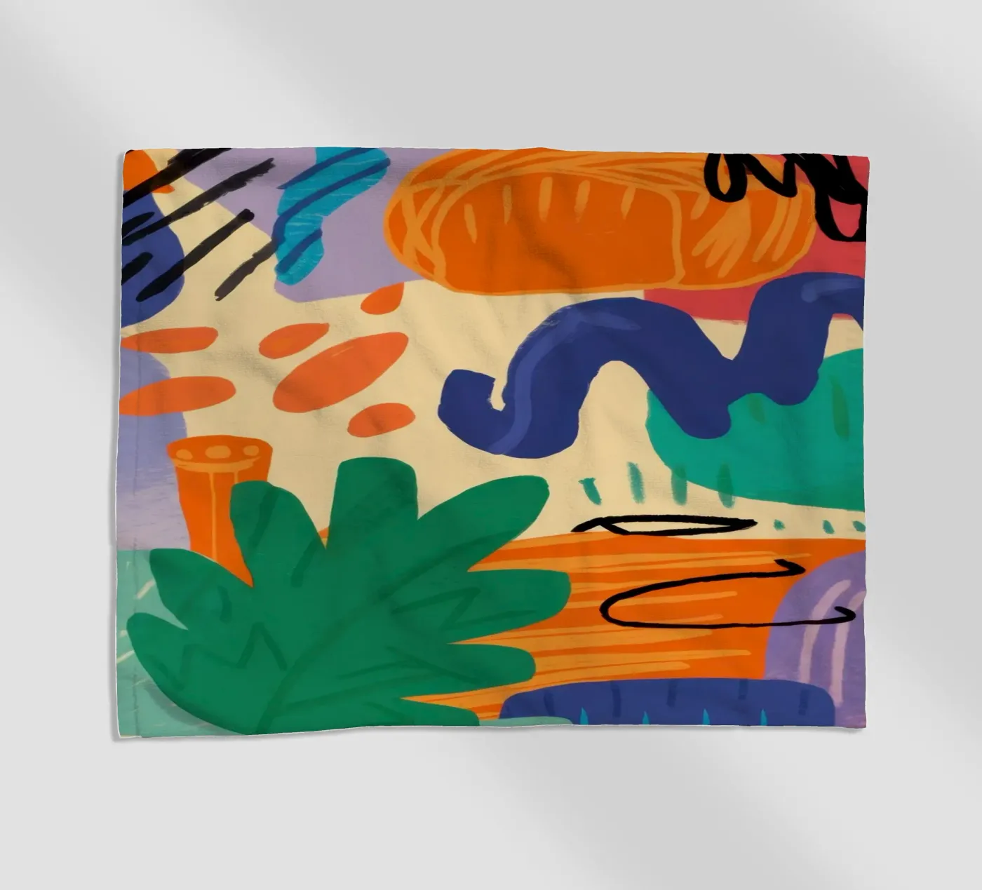 Playful Abstract Scribbles telo mare da Solace Light