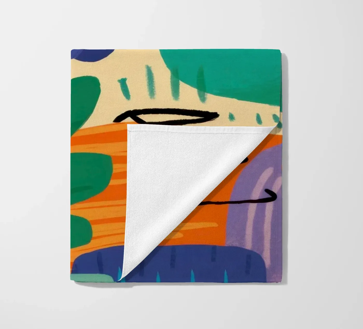 Playful Abstract Scribbles telo mare da Solace Light