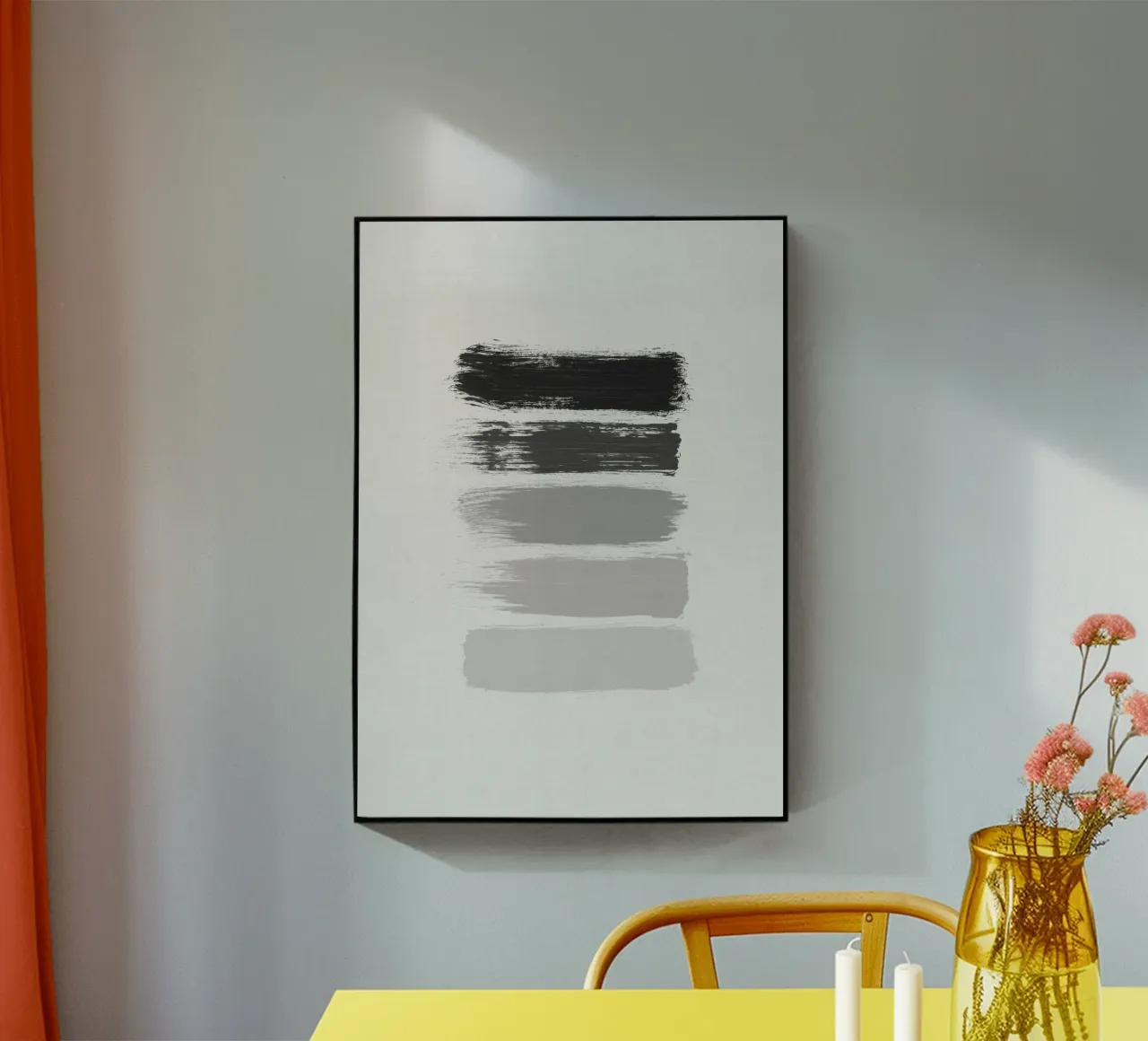 Strisce bianche e nere plexiglass da Orara Studio