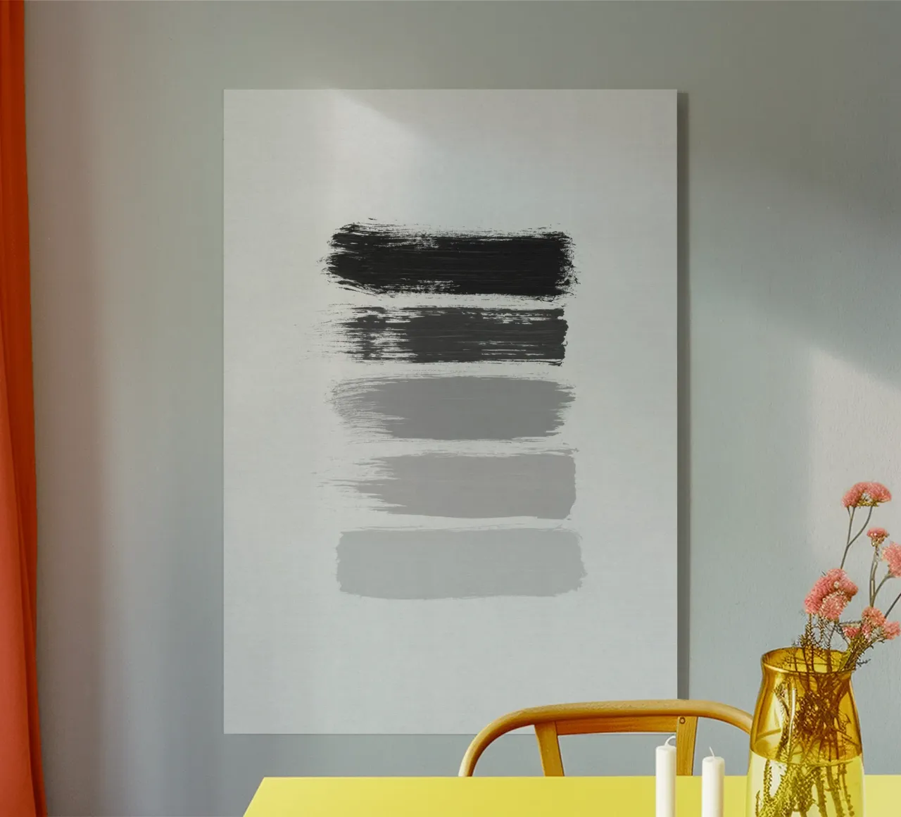 Strisce bianche e nere plexiglass da Orara Studio