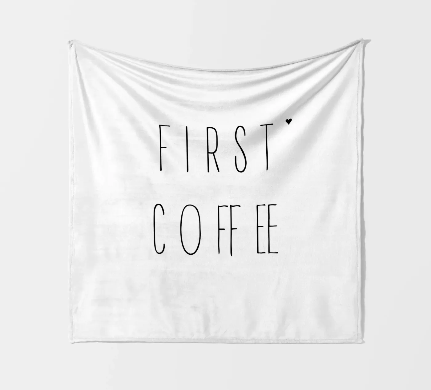 First coffee Fleecedecke von typolover