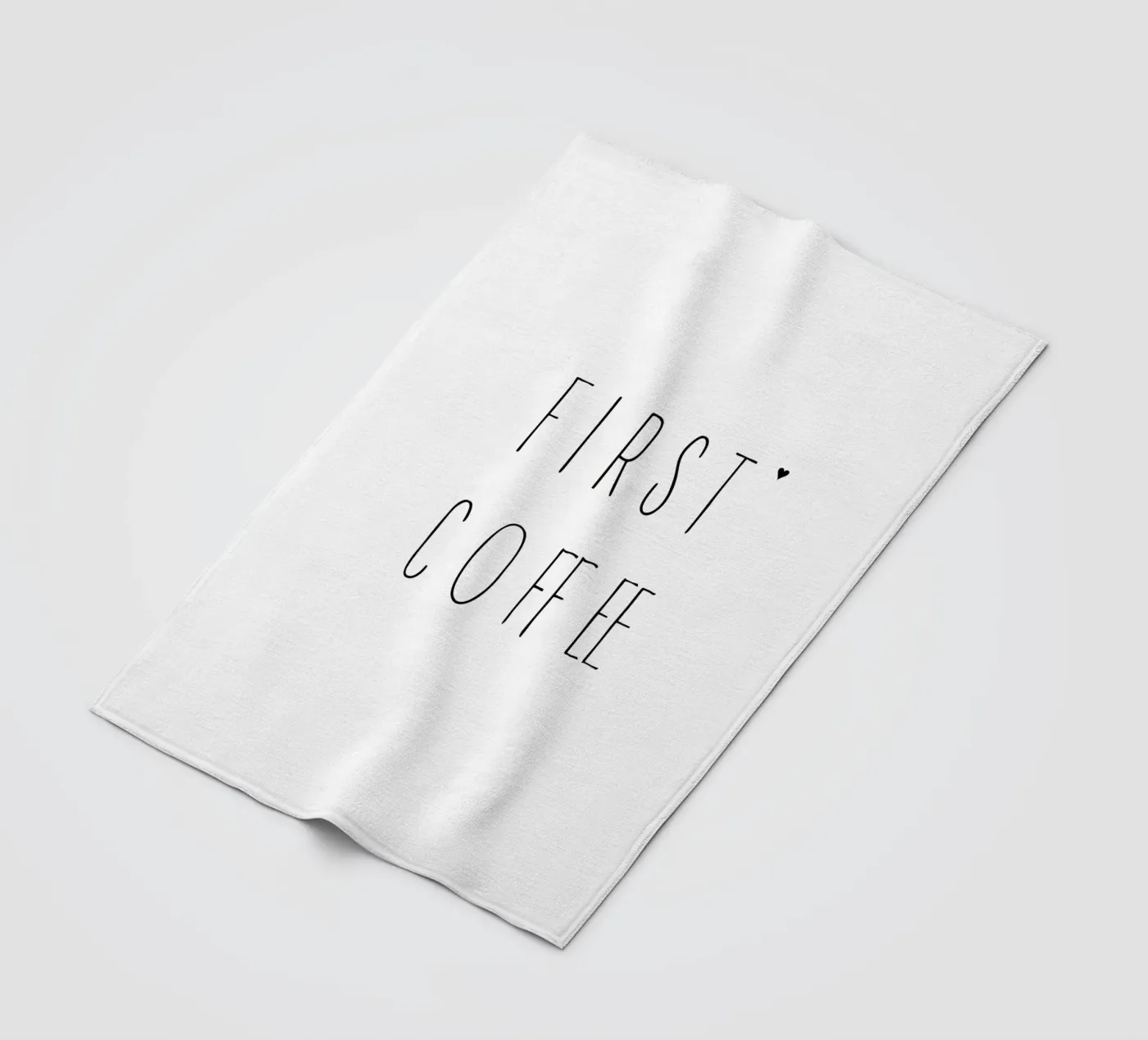 First coffee Fleecedecke von typolover