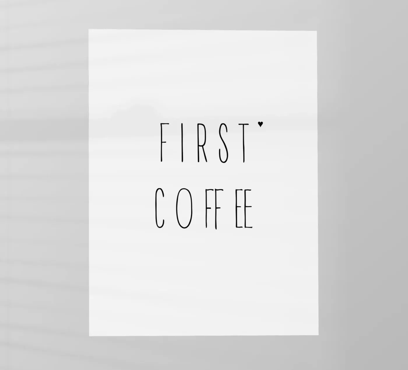 First coffee pellicola backlit da typolover