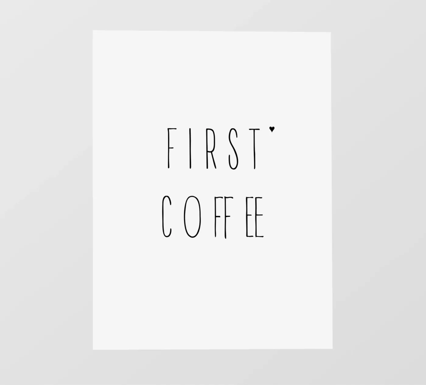 First coffee pellicola backlit da typolover