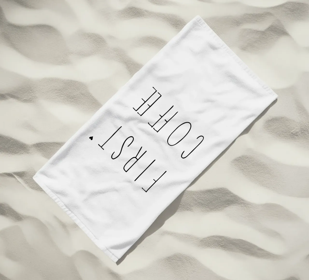 First coffee telo mare da typolover