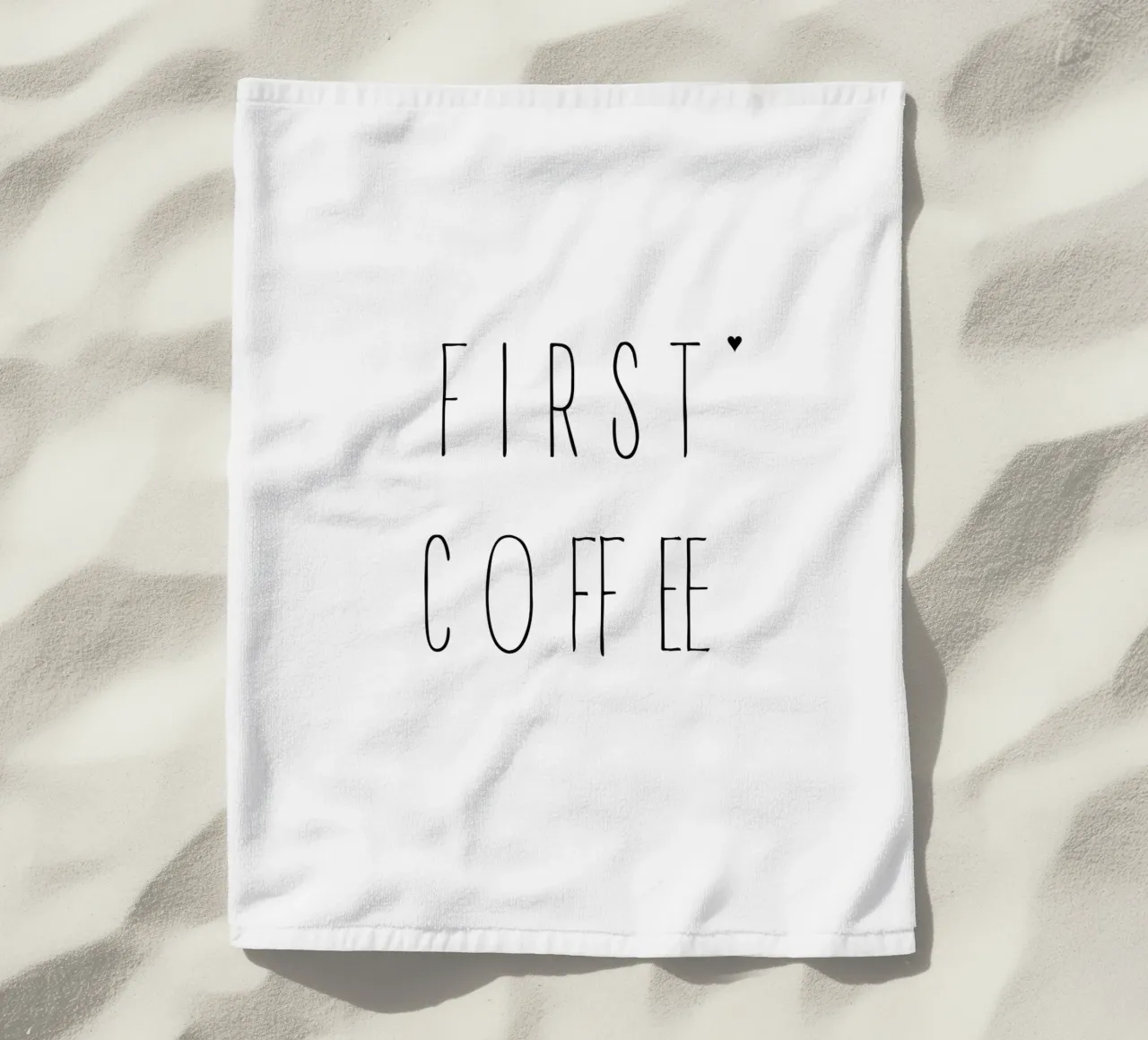 First coffee telo mare da typolover