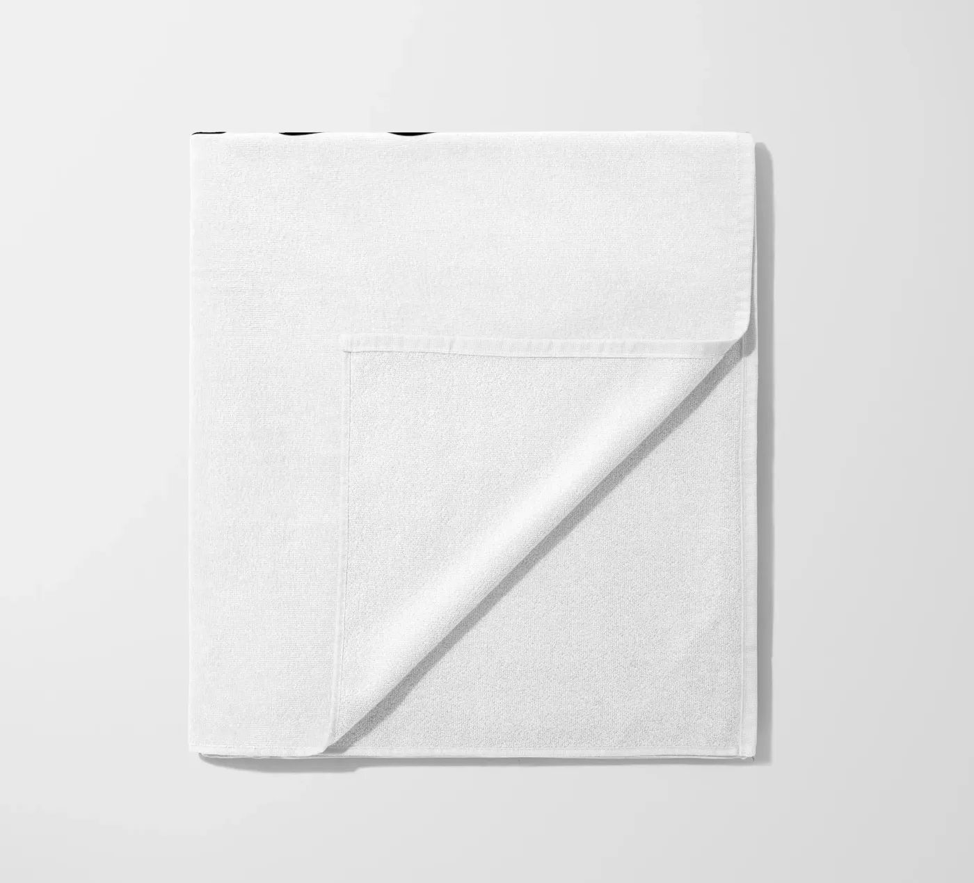 Flat white serviette de plage de typolover