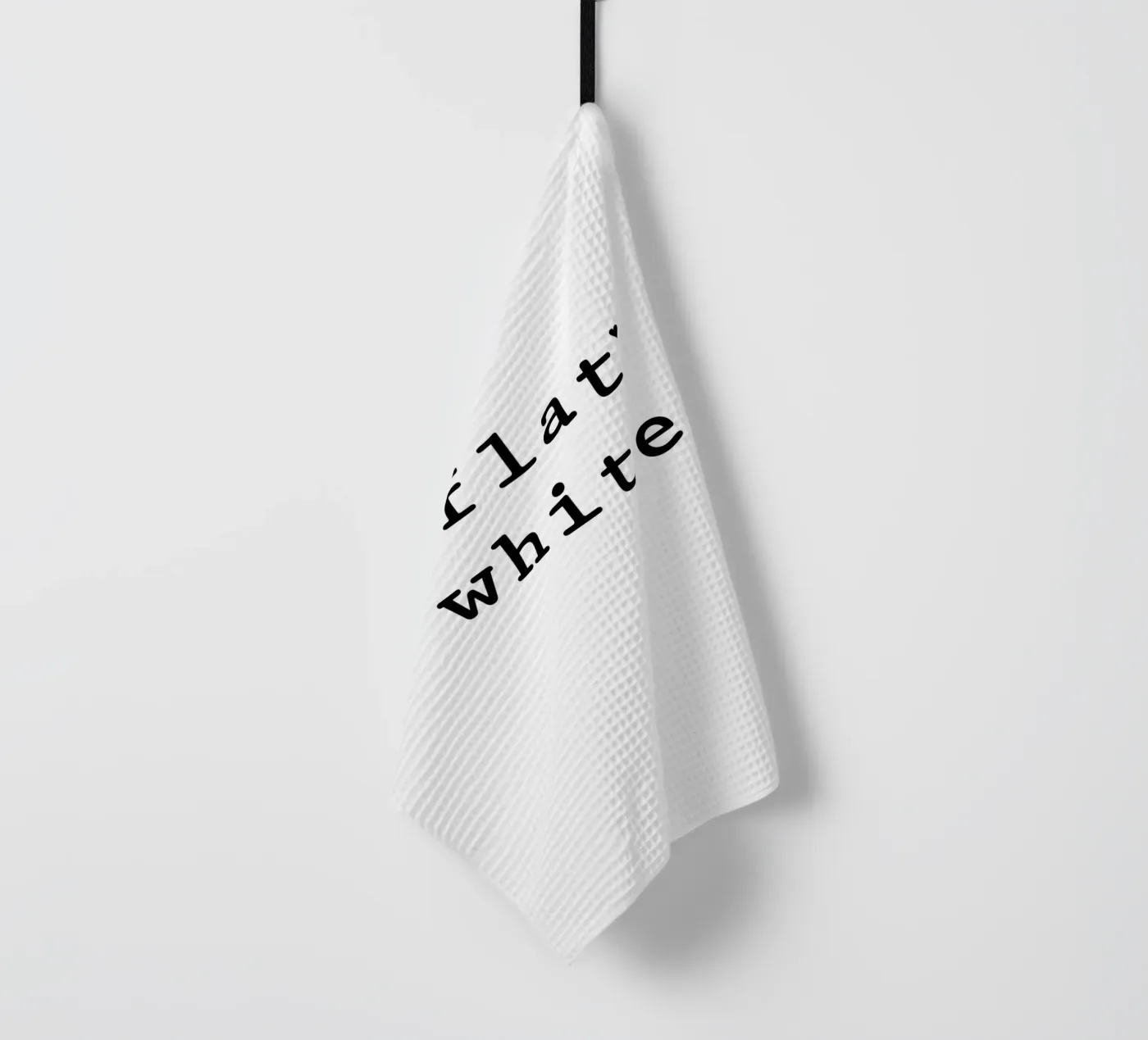 Flat white torchon de typolover