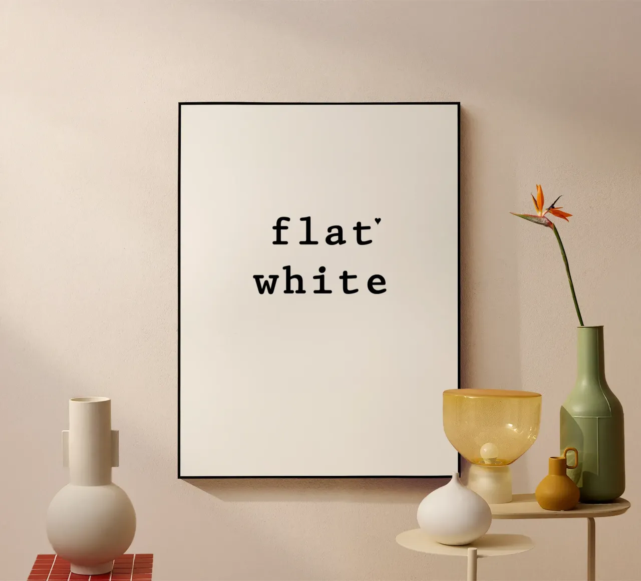 Flat white plexiglass da typolover