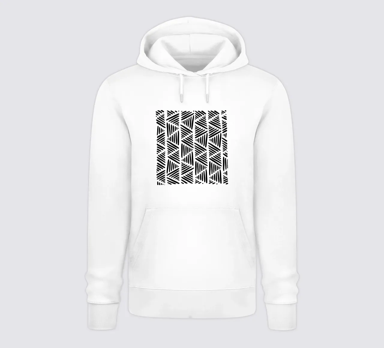 Abstracto en blanco y negro I sudadera con capucha de Orara Studio