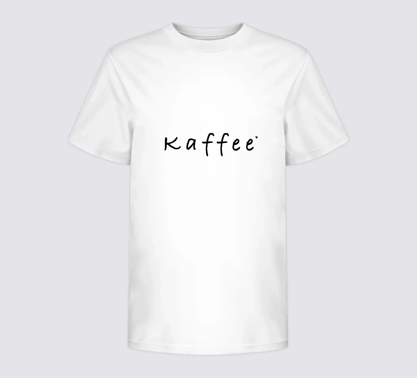 Kaffee kinder t-shirt van typolover