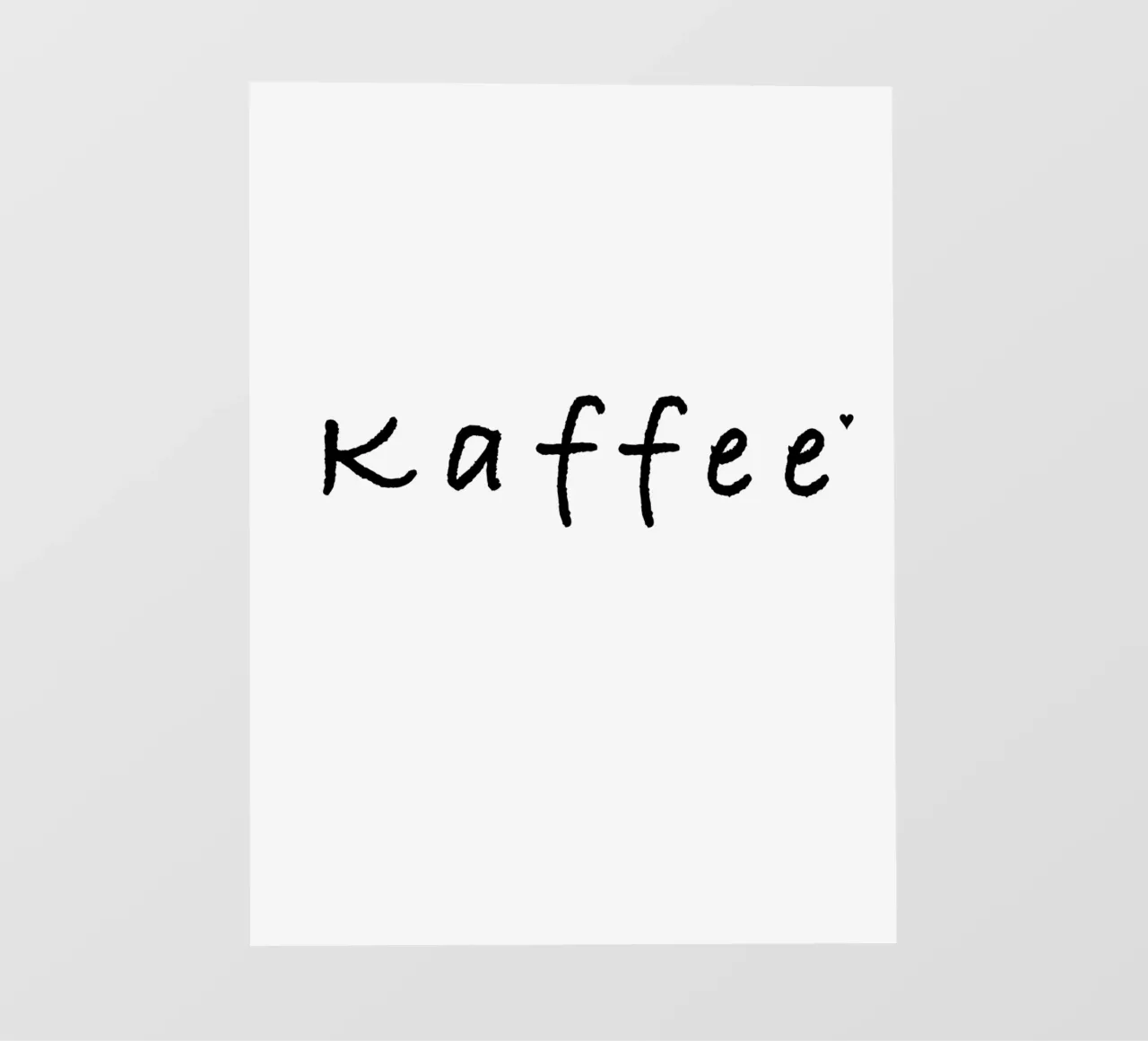 Kaffee fotobehang van typolover