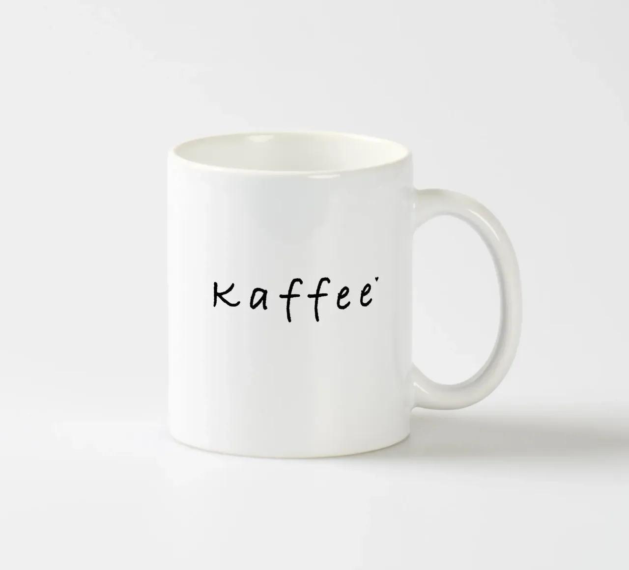 Kaffee ceramic mug by typolover