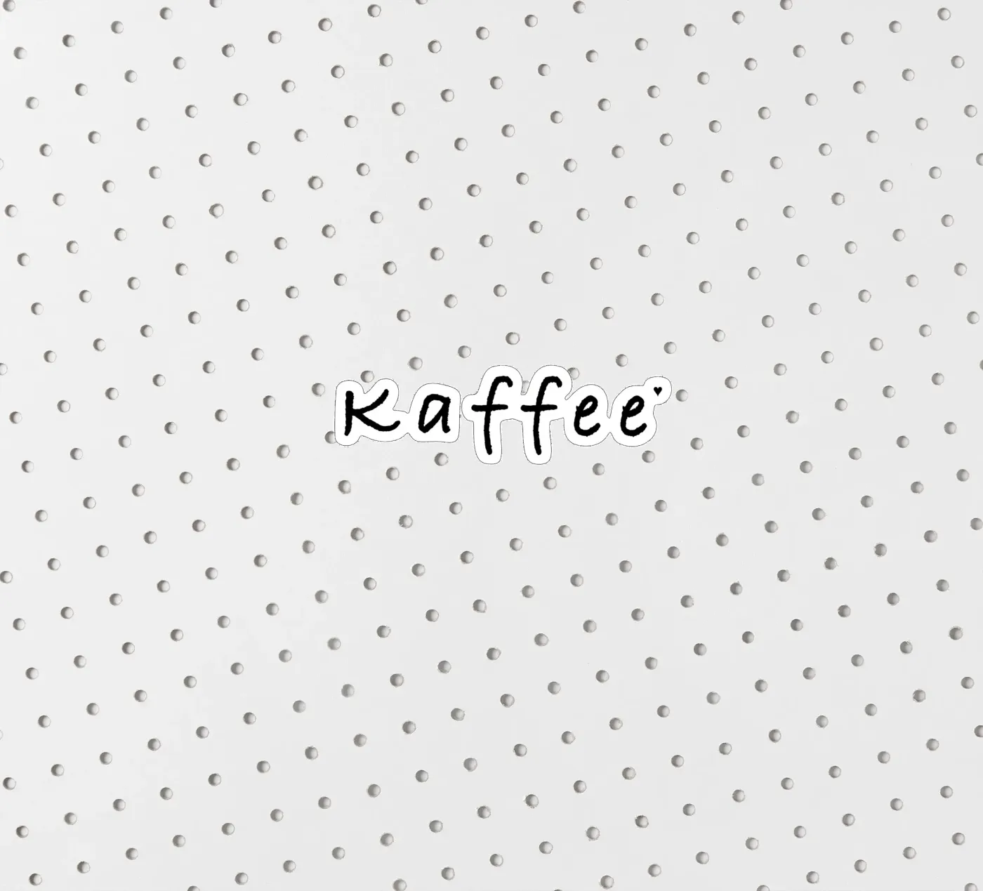 Kaffee autocollant de typolover