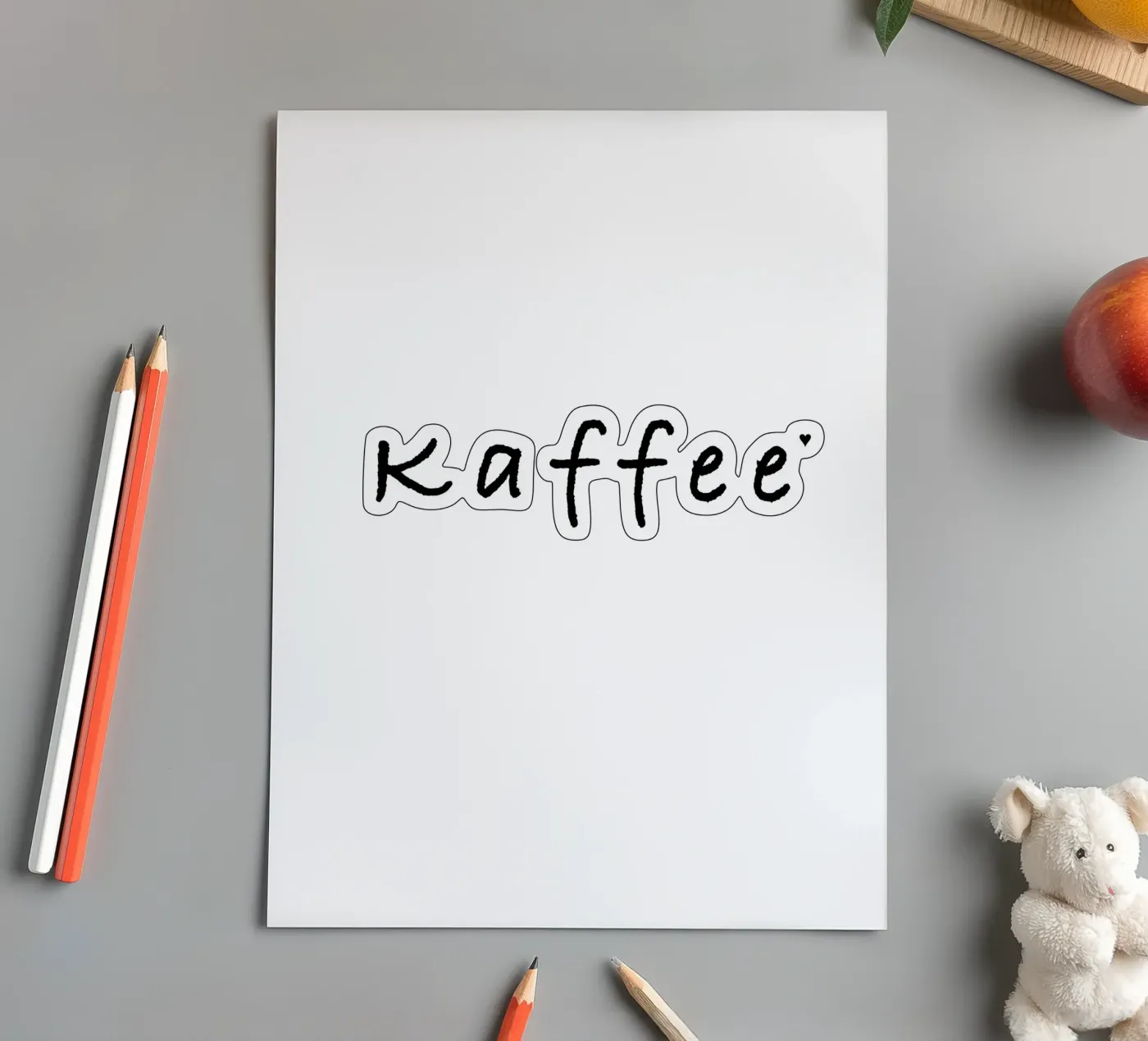 Kaffee foglio adesivo da typolover