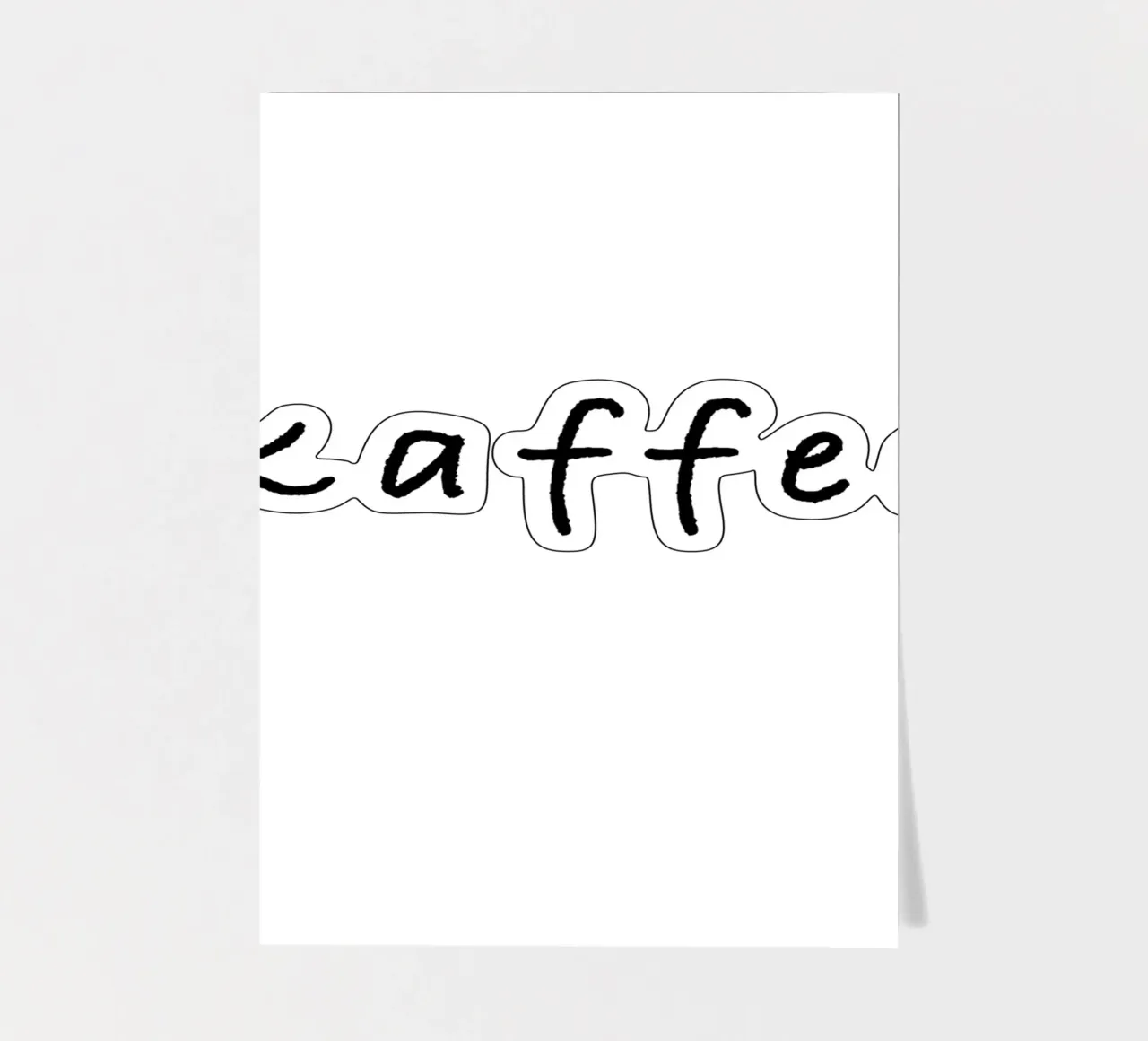 Kaffee sticker sheet by typolover