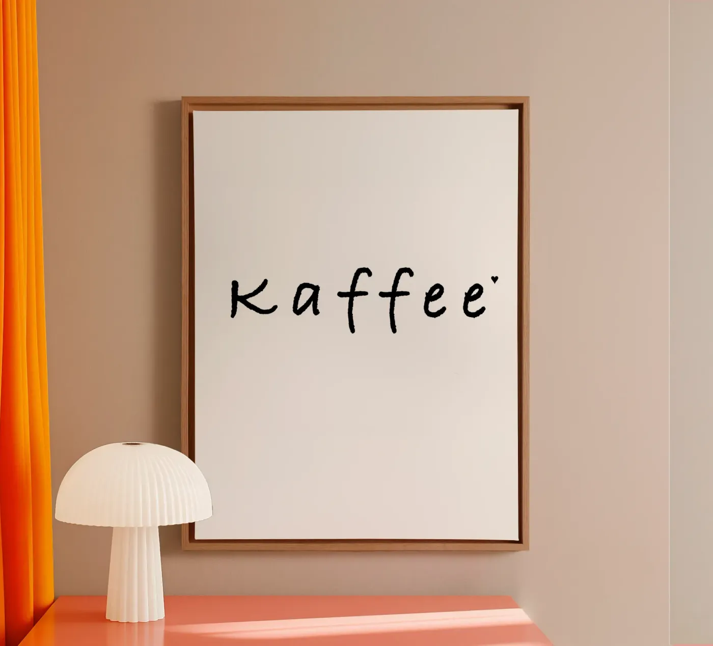 Kaffee Leinwand von typolover