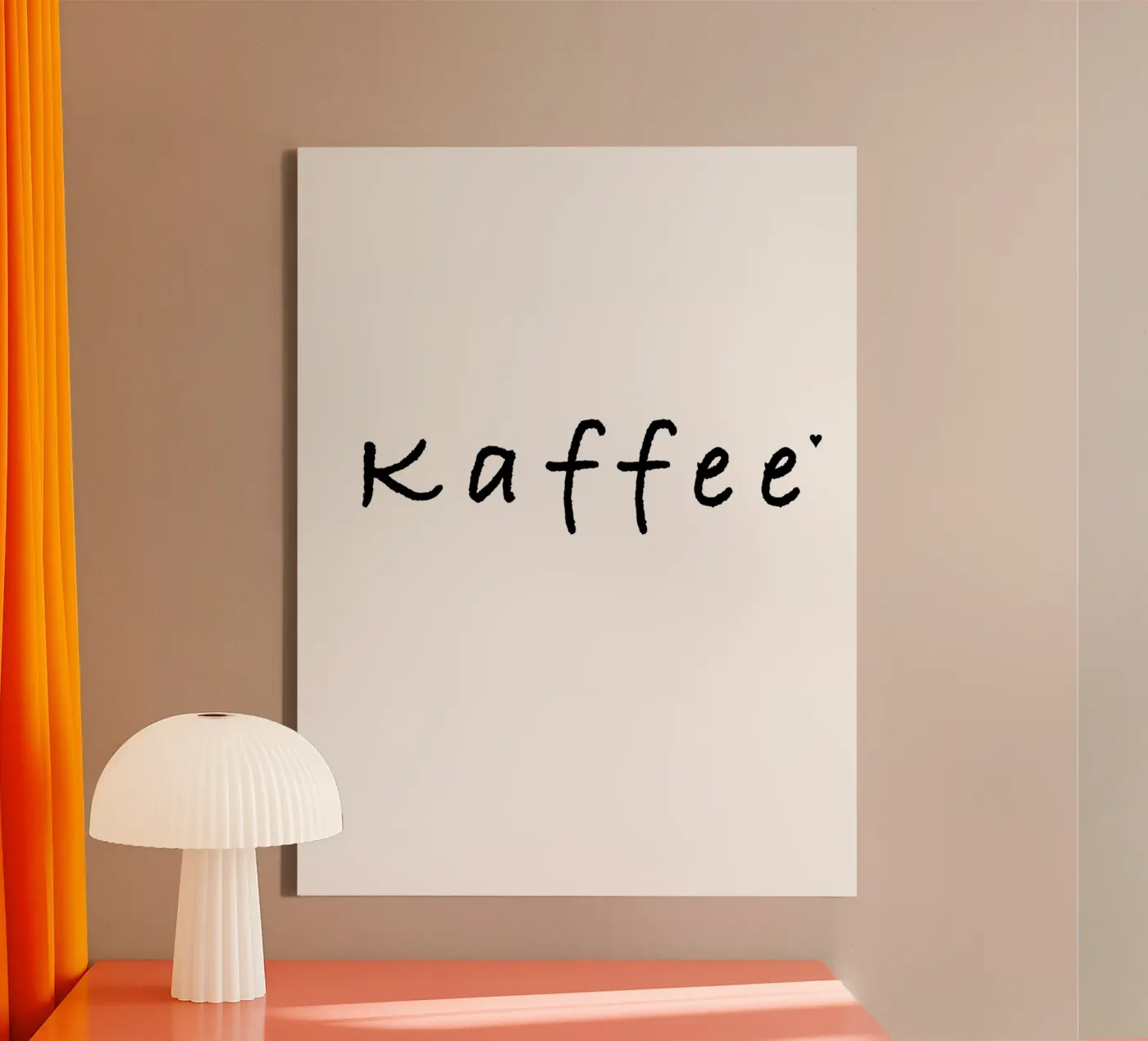 Kaffee Leinwand von typolover
