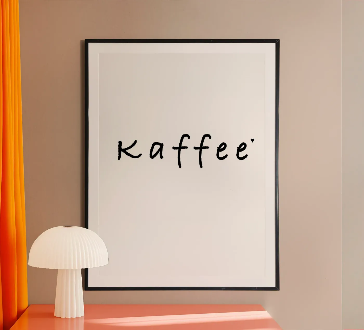 Kaffee poster van typolover