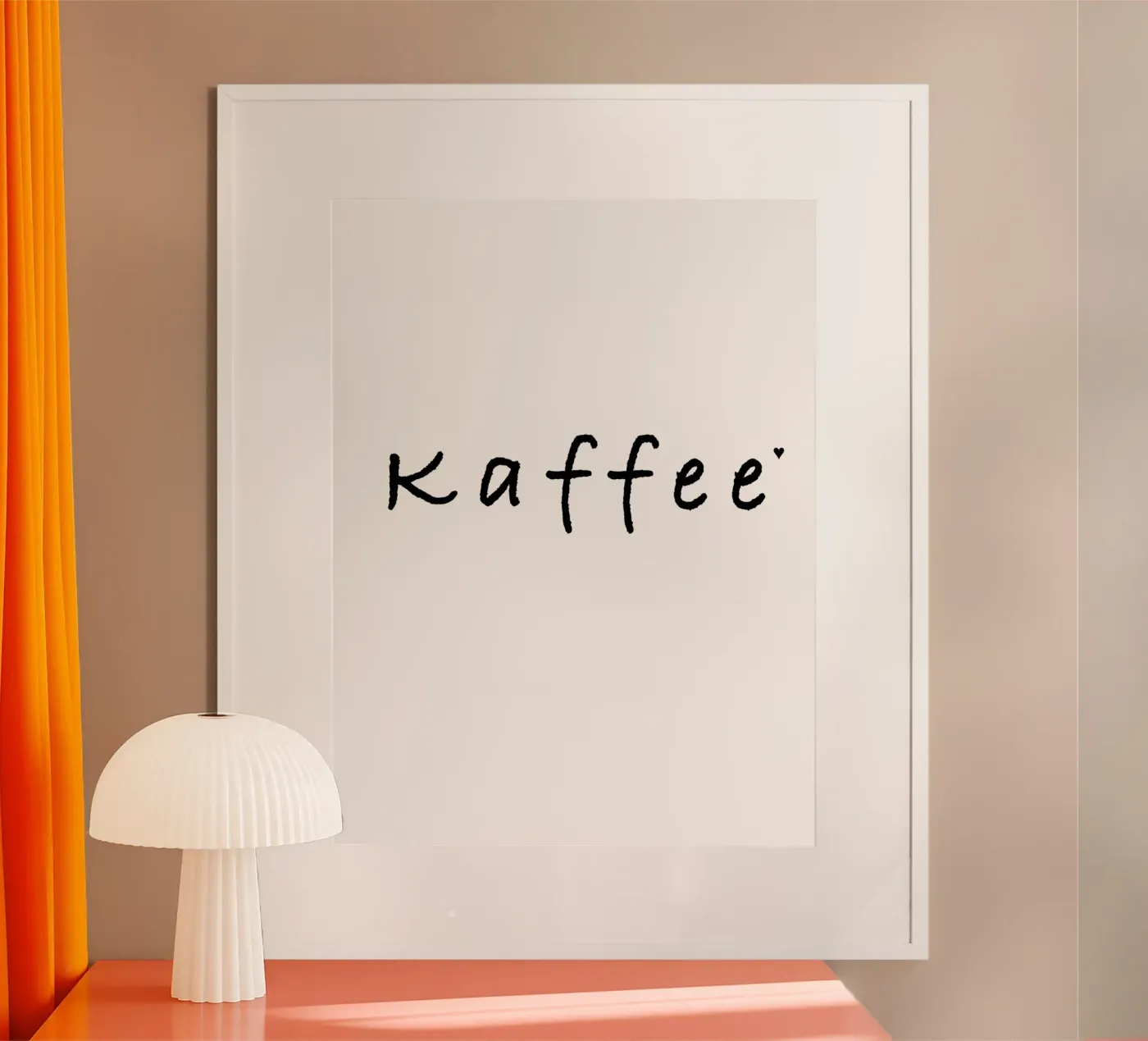 Kaffee poster van typolover