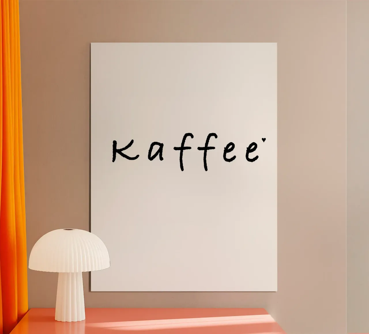 Kaffee poster van typolover