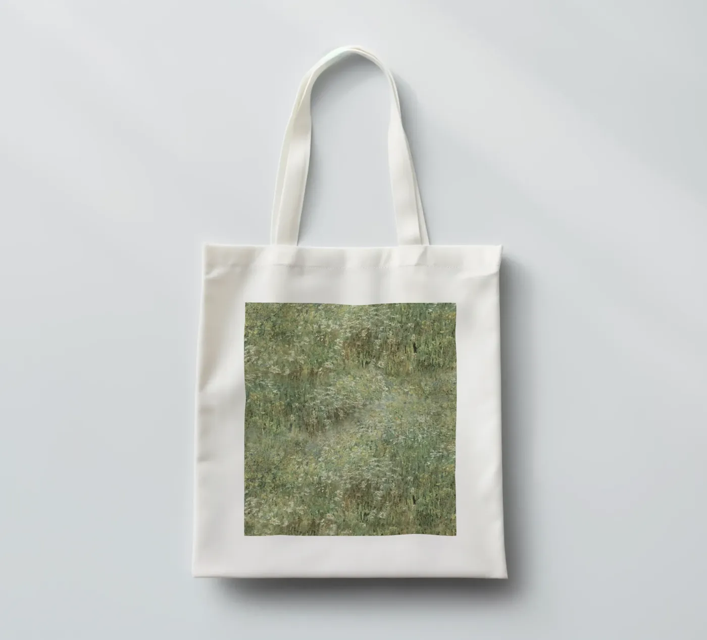 Impressionist Wildflower Meadow Art Print borsa in juta da Vintage Posters