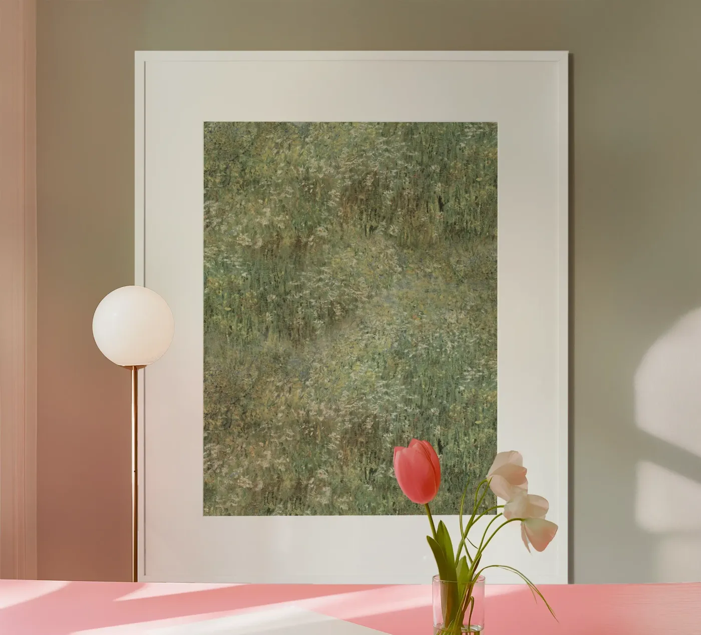 Impressionist Wildflower Meadow Art Print poster van Vintage Posters
